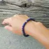 Bracelet mala en lapis lazuli
