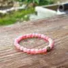 Bracelet mala en quartz rose