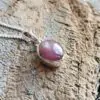 Pendentif rubis étoilé d'Inde