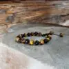 Bracelet onyx et oeil de tigre KORE
