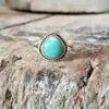 Petite bague argent turquoise