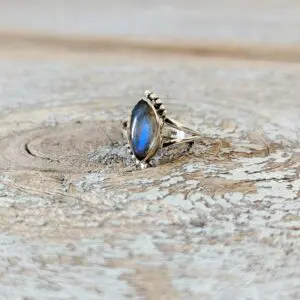 Bague en labradorite naturelle BOHEME