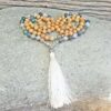Collier mala en jaspe ÉQUILIBRE