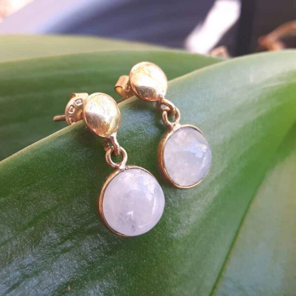 Boucles pierre de lune ELA - Image 3