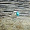 Bague fine en turquoise