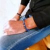 Bracelet homme en lapis DEEP BLUE