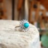 Bague en turquoise MANDALA