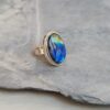 Grosse bague labradorite