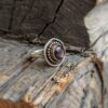 Bague rubis indien argent ajustable