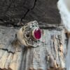 Bague rubis indien