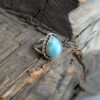 Bague larimar argent ajustable
