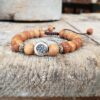 Bracelet aromathérapie SANTAL