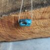 Collier turquoise argent DZI