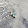 Collier argent et calcédoine aqua ANDAMAN