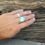 Bague larimar TORTUE
