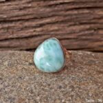 Bague larimar TORTUE