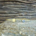 Jonc ouvert pierre de lune