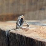 Bague lapis lazuli ajustable