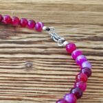 Collier ras de cou rose PINK