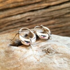 Boucles d'oreilles Femme argent - créoles indiennes