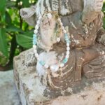 Bracelet en perles de culture et amazonite YLANG