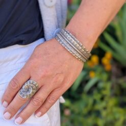 Bracelet en argent ethnique KAREN