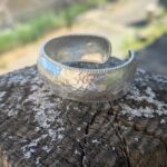 Bracelet manchette ethnique argent