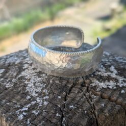 Bracelet manchette ethnique argent