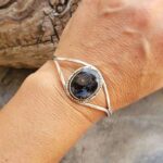 Bracelet argent et pietersite