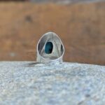 Bague argent en turquoise véritable