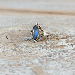 Bague en labradorite naturelle BOHEME