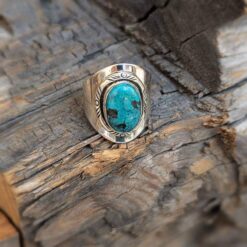 Bague turquoise argent OM