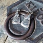 Boucles d'oreilles ethniques chic argent