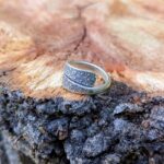 Bague ajustable argent OURSIN