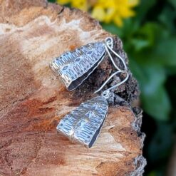 Boucles d'oreilles en argent massif ethniques