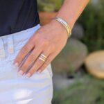 Bracelet argent martelé PATTAYA