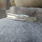 Bracelet argent martelé PATTAYA