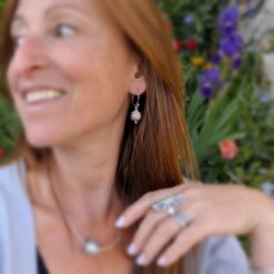 Créoles argent artisanales TERRE DU SIAM