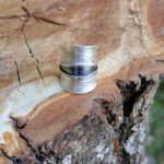 Grosse bague ajustable en argent