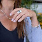 Bague ajustable en argent