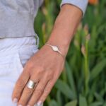 Jonc en argent massif MANGOUSTINE