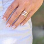 Bague argent martelé PATTAYA