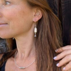 Boucles d'oreilles tribales argent THAÏ