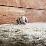 Bague rubis indien argent