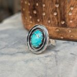 Bague turquoise argent BOHÈME