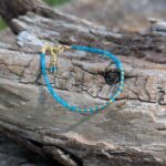 Bracelet fin en pierres naturelles d'apatite