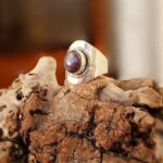 Bague contemporaine argent et rubis indien